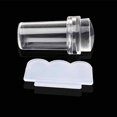 thumbnail image 4 of Jumpingount Clear Nail Art Stamper Schraper Set Transparant Siliconen Nail stempel Gereedschap Juegos de manicura, 4 of 6