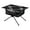 Plaid In Black & White, variant on Outdoor Folding Table Portable Picnic Camping Table For Garden Fishing Beach Red & Cream