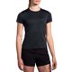 thumbnail image 1 of PLAYERA BROOKS MUJER LUXE SHORT SLEEVE NEGRO RUNNING negro 00M, 1 of 4
