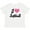 AA-White, variant on Inktastic I Love Softball Girls Sports Girls Baby T-Shirt