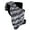 Charcoal, variant on Plutus Navy Fluffy Fields Faux Fur Luxury Throw Blanket