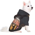 thumbnail image 2 of Fotbe Graffiti Cool Duck Sudadera con Estampado para Perros Pequeños – Suéter con Capucha para Mascotas, Tela Suave de Forro Polar con Bolsillo-Small, 2 of 7