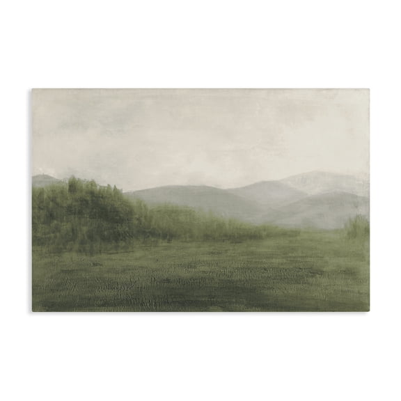 Stupell Industries Traditional Fog Green Countryside Canvas Art, 24 x 16, by Walt Johnson