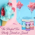 thumbnail image 5 of Cotton Candy Floss Sugar Package of 3ct-(Pink Vanilla, Blue Raspberry & Grape)-8.5oz Each Flavor W/ 50 Paper Cones, 5 of 5