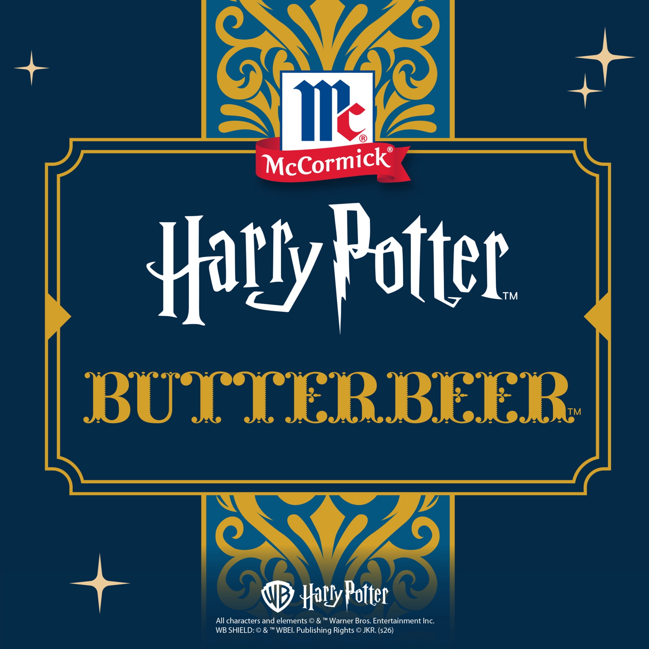 McCormick Harry Potter Butterbeer Flavor Extract, 4 fl oz Glass Bottle