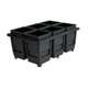 thumbnail image 2 of Macetas cuadradas para vivero, macetas decorativas para plantas, macetas para germinar semillas, para plantar hortalizas en interiores o en el balcón. 8 cm negro, 2 of 8