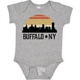 thumbnail image 3 of Inktastic Buffalo New York Skyline Retro Boys or Girls Baby Bodysuit, 3 of 5