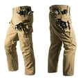 thumbnail image 6 of Mens Cargo Pants Waterproof Flexcamo Hiking Pants Outdoor Ripstop Hunting Fleece Lined Pants Multi Pockets, 6 of 9