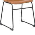 thumbnail image 2 of Modern Ani Armless Dining Chairs – Upholstered, Sleek Mid-Century Design, Sturdy Build Set of 2, 2 of 5