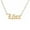 F, variant on TopLLC Necklaces for Women New Fashion 12 Necklace English Alphabet Necklace Jewelry Gifts