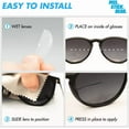thumbnail image 5 of StickTite Lenses – Stick-on bifocal lens instantly convert sunglasses, goggles, or glasses into magnified, bifocal sunglasses. Patented material technology, reusable lenses (1 pair) 2.5 diopter, 5 of 5