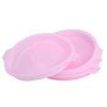thumbnail image 3 of Moule à Gâteau Rond en Silicone de 8 Pouces Plateau de Cuisson Accessoires pour Gâteau Coloré 4 Pcs Rose, 3 of 5