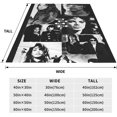 thumbnail image 4 of Janet Music Jacksson Flannel Blanket Air Conditioning Blanket Nap Blanket Sofa Throw Blanket Throw Blankets 80"X60", 4 of 5