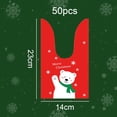 thumbnail image 2 of Paquete de 50 bolsas pequeñas con cordón a granel, pequeñas bolsas de regalo para adultos, actividades de fiesta de cumpleaños y Navidad (oso A), 2 of 3