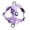 Purple, variant on Exclusivo Mezcla Pet Harness and Leash Set, Adjustable Reflective Walking Dog Harness for Small Dogs, No Pull Soft Mesh Puppy Harness, Purple, M