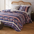 thumbnail image 4 of Greenland Home Fashions Marsha Cotton-Rich Quilt and Pillow Sham Set, 4 of 8