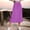 Purple, variant on Women's Stretchy High Wasited A Line Long Maxi Skirt Below Knee Length Flared Midi Skirts Purple
