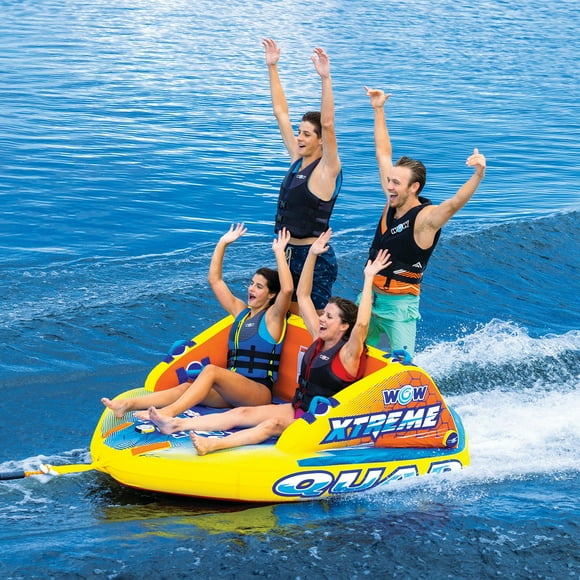 WOW Sports Extreme Ultimate Water Adventure Quad 4-Person Towable