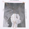 thumbnail image 4 of 2 piezas (oro) tobillera de cadena dorada delicada cadena de eslabones cubanos tobillera playa sandalias descalzas joyería de pie para mujeres adolescentes Sincero Electrónica, 4 of 5