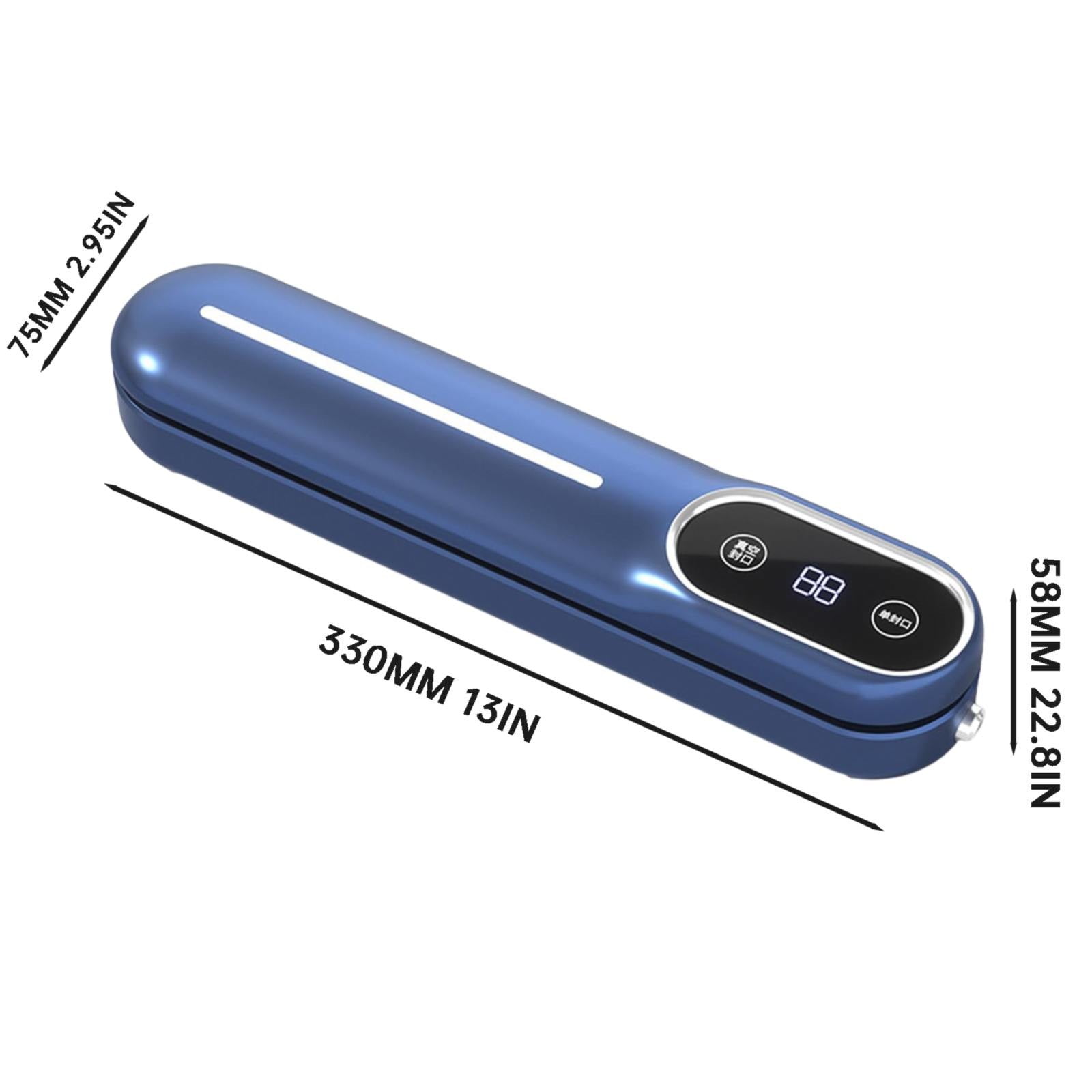 90W Vacuum Sealer Machine for Kitchen, Compact Powerful Suction, Dry & Wet Modes, Automatic Food Sealer for Meat, Vegetables, Snacks, Jars