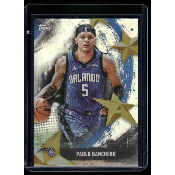 2025 Topps Stars of NBA Paolo Banchero SA-20 Orlando Magic Basketball Card