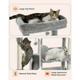 thumbnail image 5 of Pawz Road Cat Tree for Large Cats 56"Tall Cat Tower Condo with Scratching Post for Indoor Cats,Gray, 5 of 13