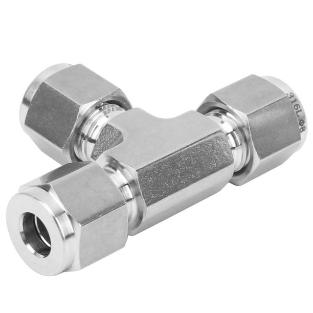 Compression Tube Fitting 3mm x 6mm OD Tube Double Ferrule Coupling Connector