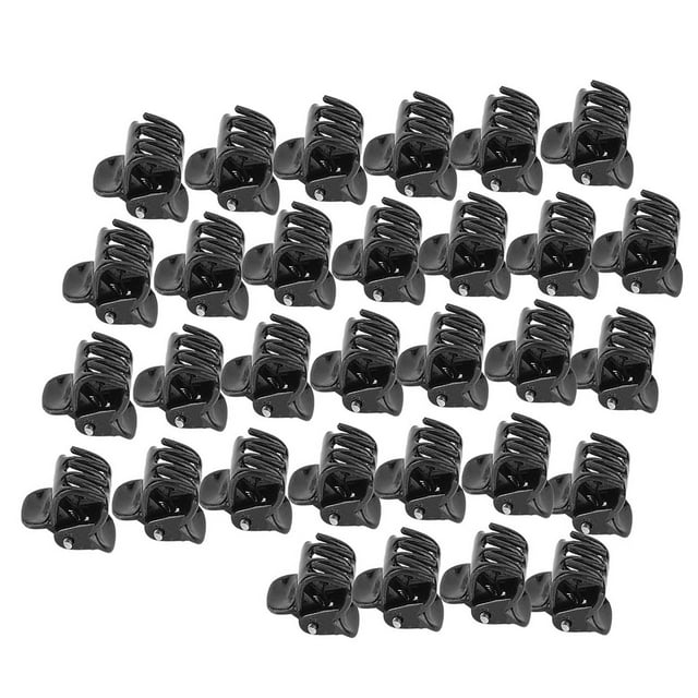 Pinzas para el cabello Jadeshay 100 piezas de plástico negro