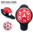 thumbnail image 3 of 6 In 1 Hot Sale Golf Ball Line Liner Marker Template Drawing Alignment Marks Sign Tool Golf Scriber Accessories black, 3 of 6