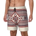 thumbnail image 1 of Fotbe Fashion Tatreez Traje de Baño para Hombre – Shorts de Natación de Secado Rápido con Forro y Bolsillos-3X-Large, 1 of 6