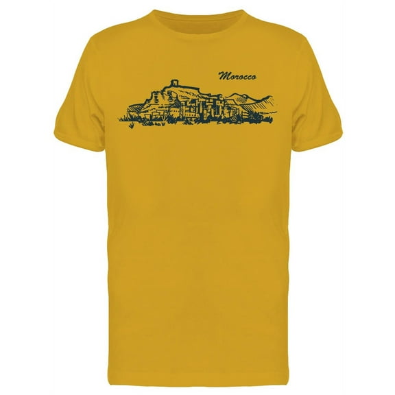 Morocco Skyline  T-Shirt Men -Image by Shutterstock, Male Small