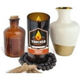 thumbnail image 5 of Torched Pumpkin Porter 8 oz Beer Bottle Scented Candle Bomber Bottle Brown, 5 of 6