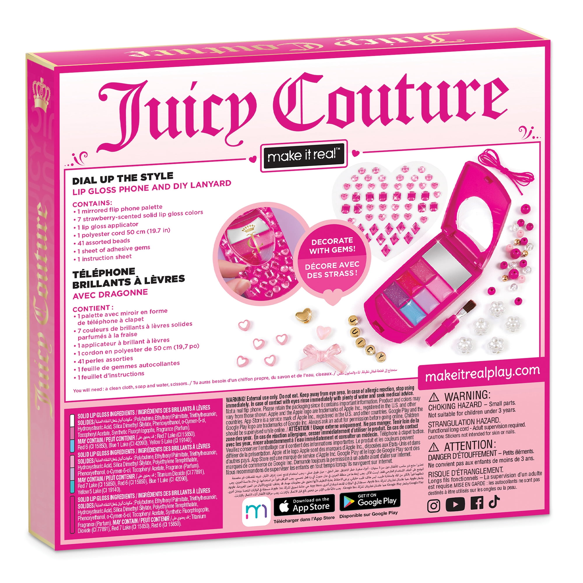 Juicy Couture: Dial Up the Style Lip Gloss Phone & DIY Lanyard