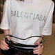 thumbnail image 4 of balenciaga nuevo diamante camiseta hombre y mujer algodón suelto manga cortapangjing, 4 of 4