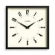 thumbnail image 1 of Reloj de pared JONES CLOCKS® Retro cuadrado 25 cm negro, 1 of 8
