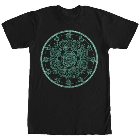 Men's Lost Gods Henna Circle  Graphic Tee Black Small