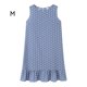 thumbnail image 1 of Qarigey Vestido de mujer Punto Ropa sin mangas Ropa suelta Vestido de tanque con volantes sueltos Vestidos Azul claro METRO, 1 of 2