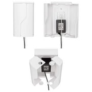 Safety Innovations Twin Door Babyproof Outlet Cover Box for Babyproofing Outlets - More Interior Space for Extra Large Electrical Plugs and Adapters - Easy to Install - Easy to Use