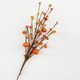 thumbnail image 3 of Artificial Fall Stems,Autumn Artificial Orange Glossy Berry Twigs,Country Cottage Pumpkin Branches for Thanksgiving Christmas Tree Ornaments Crafts Holiday Home Festival Xmas Decoration, 3 of 3
