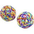 thumbnail image 1 of 2 bolas de juguete para gato, bola con campana interactiva, bola de hilo de colores para mascotas, 1 of 5