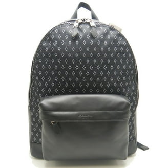 Coach (C2934) Graham Large Men's Smooth Black Leather Backpack