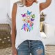 thumbnail image 2 of Tank Top Para Mujeres Workout Túnica para mujer, ropa deportiva, camisetas sin mangas, camisetas sin mangas para entrenamiento de Yoga, camiseta holgada con gráfico de ejercicio para correr (White, S), 2 of 4