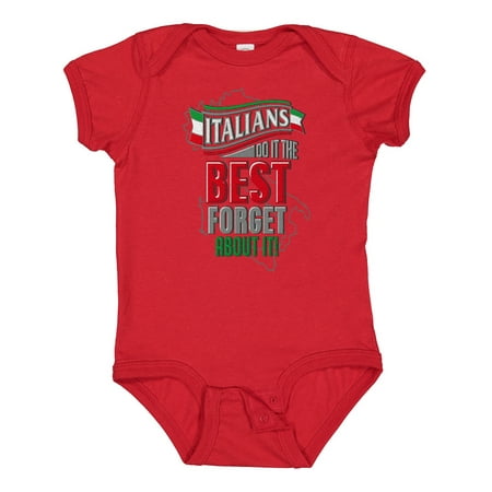 

Inktastic Italians Do It Best Gift Baby Boy or Baby Girl Bodysuit