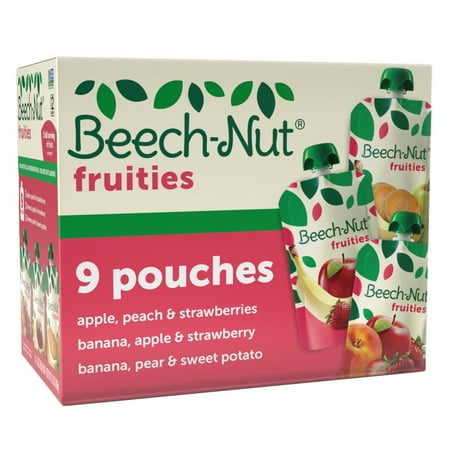 UPC: 0052200200186 | Beech-Nut Fruities Stage 2 Baby Food Variety Pack 3.5 oz Pouch (9 Pack)