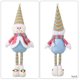 thumbnail image 2 of Colorful Santa Claus Ornaments Christmas Window Display Decorations Christmas Retractable Snowman Figurines, 2 of 9