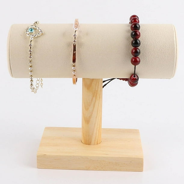Aqerimit Soporte De Exhibición De Brazalete Blanco Con