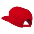 thumbnail image 3 of Flat Bill Party Embroidered Cap - Red OSFM, 3 of 5