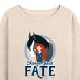 thumbnail image 3 of Disney Brave - Merida & Angus Change Your Fate - Women's Lightweight French Terry Long Sleeve Shirt, 3 of 5