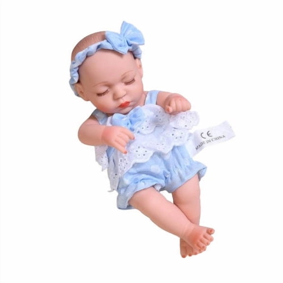 BAOPAI Lifelike Reborn Doll for Soothing and Sleeping12-Inch Realistic Soft Doll for Kids Play House ToyIdeal for Comfort and Role Play