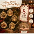 thumbnail image 7 of Glowing Christmas Story Ornament – Light-Up Mini Holiday Scene with Warm LED, Festive Keepsake for Tree Home Party, Thoughtful Gift for Christmas Lovers, 7 of 7